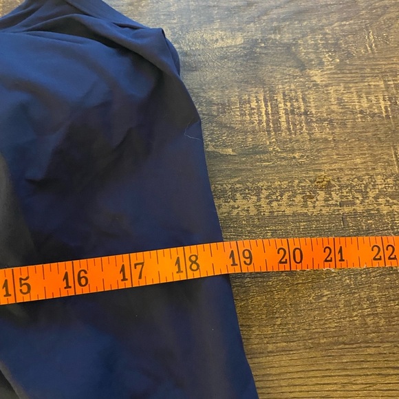 Stylish lands End Navy Blue swim top - Picture 3 of 7